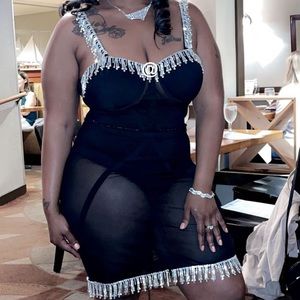 All sheer dress undergarments not included